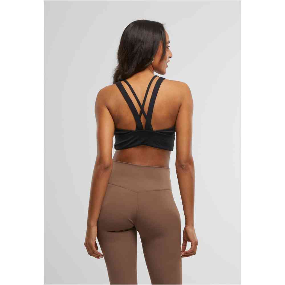 Urban Classics - Crossed Sport-BH - Schwarz